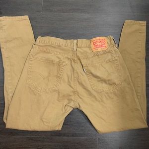 Levi 505 Men’s Khaki colored jeans